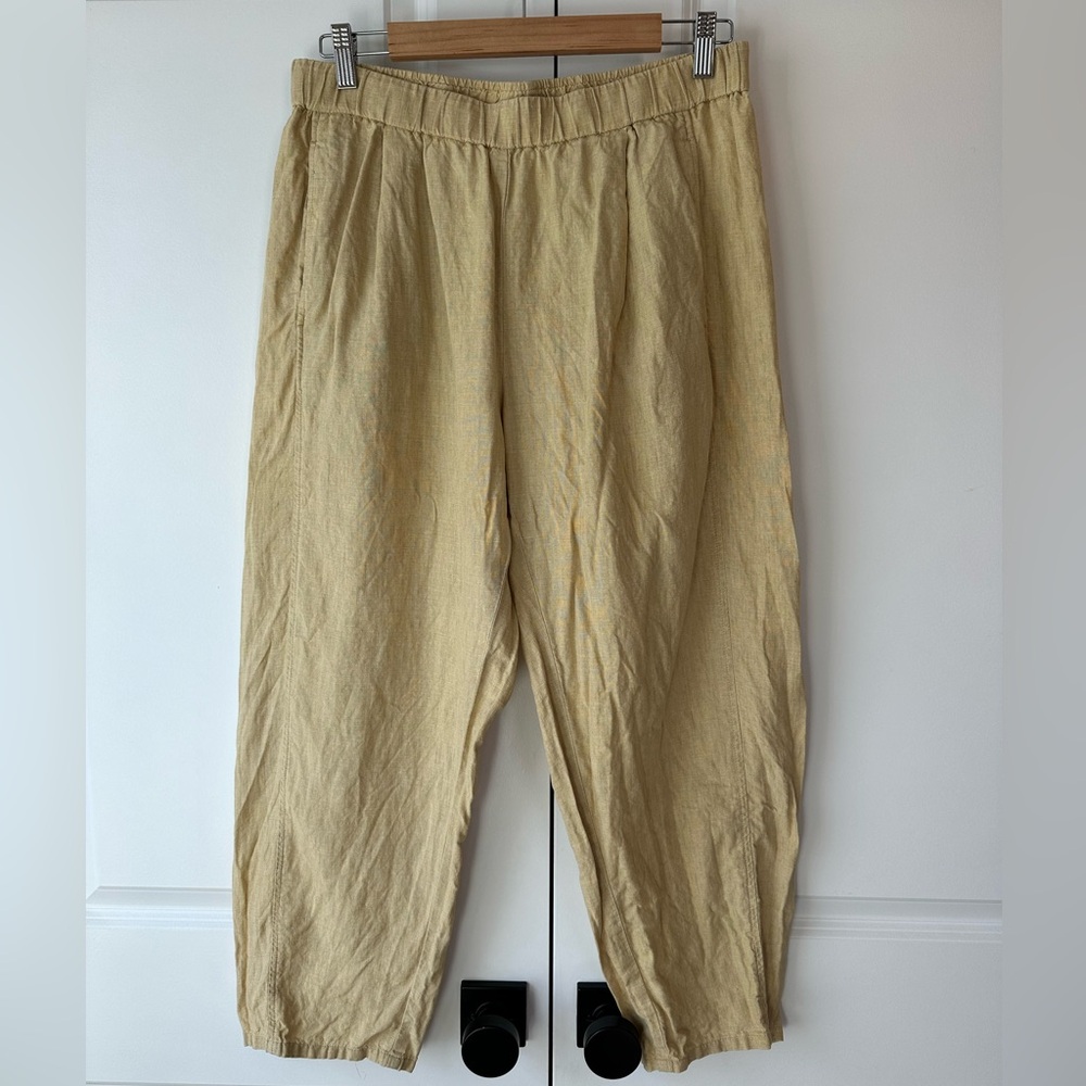 Eileen Fisher Tan Ankle Pants